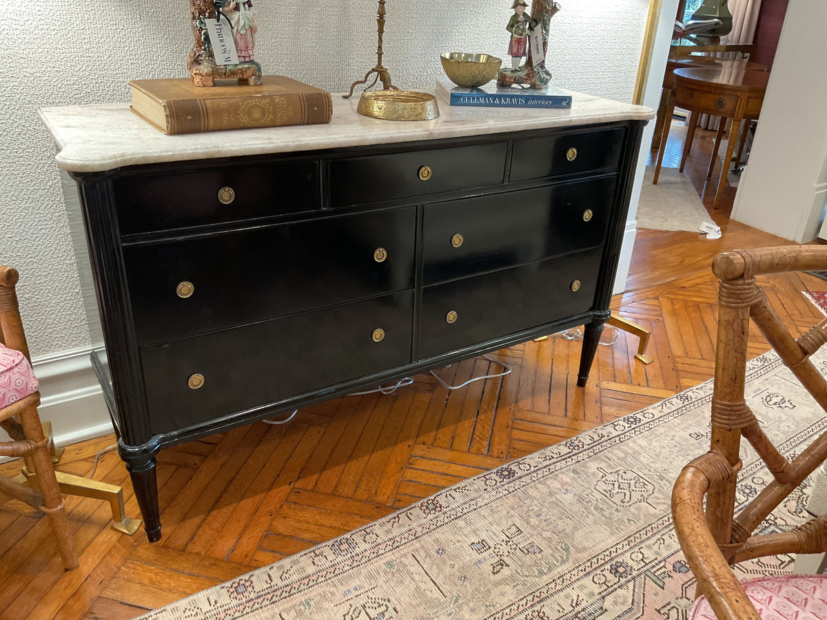 Maison Jansen Ebonized Sideboard 20th c.