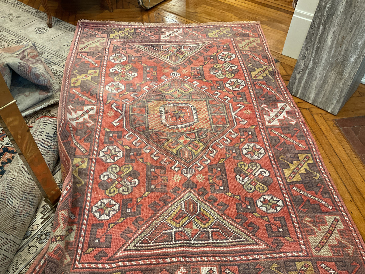 Turkish Oushak rug #4917