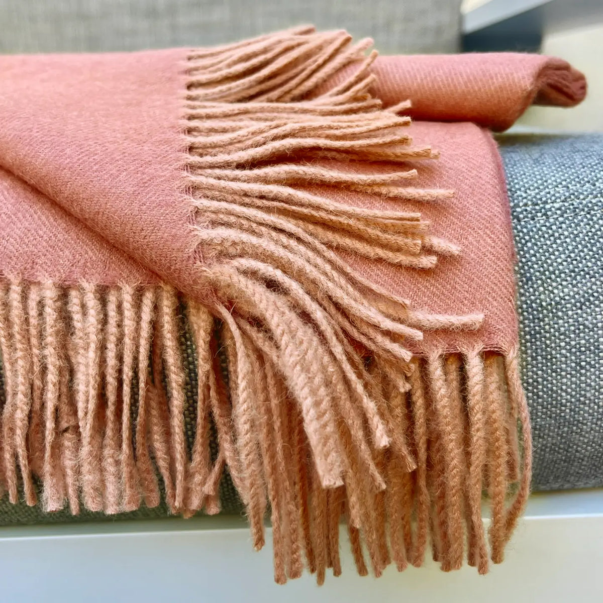 Persimmon Alpaca Throw