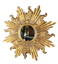 Antique French Giltwood Sunburst Mirror