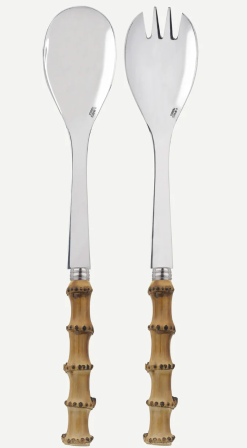 Bamboo Salad Serving Set