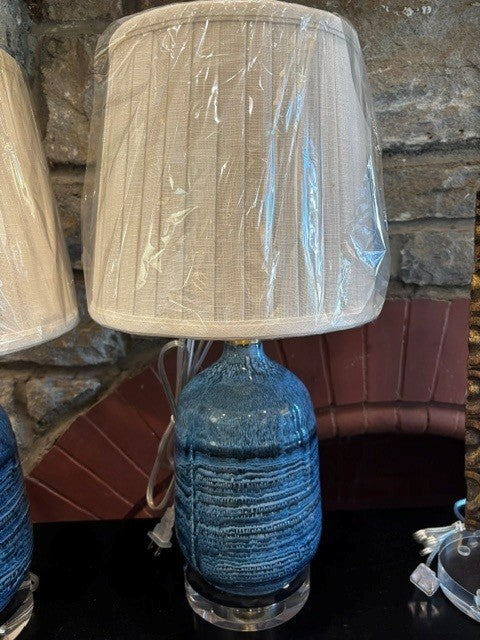 Blue Decal Lamp