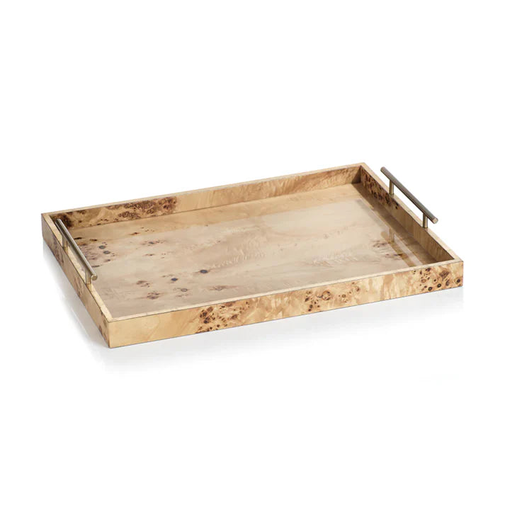 Burl Rectangular Tray - Large