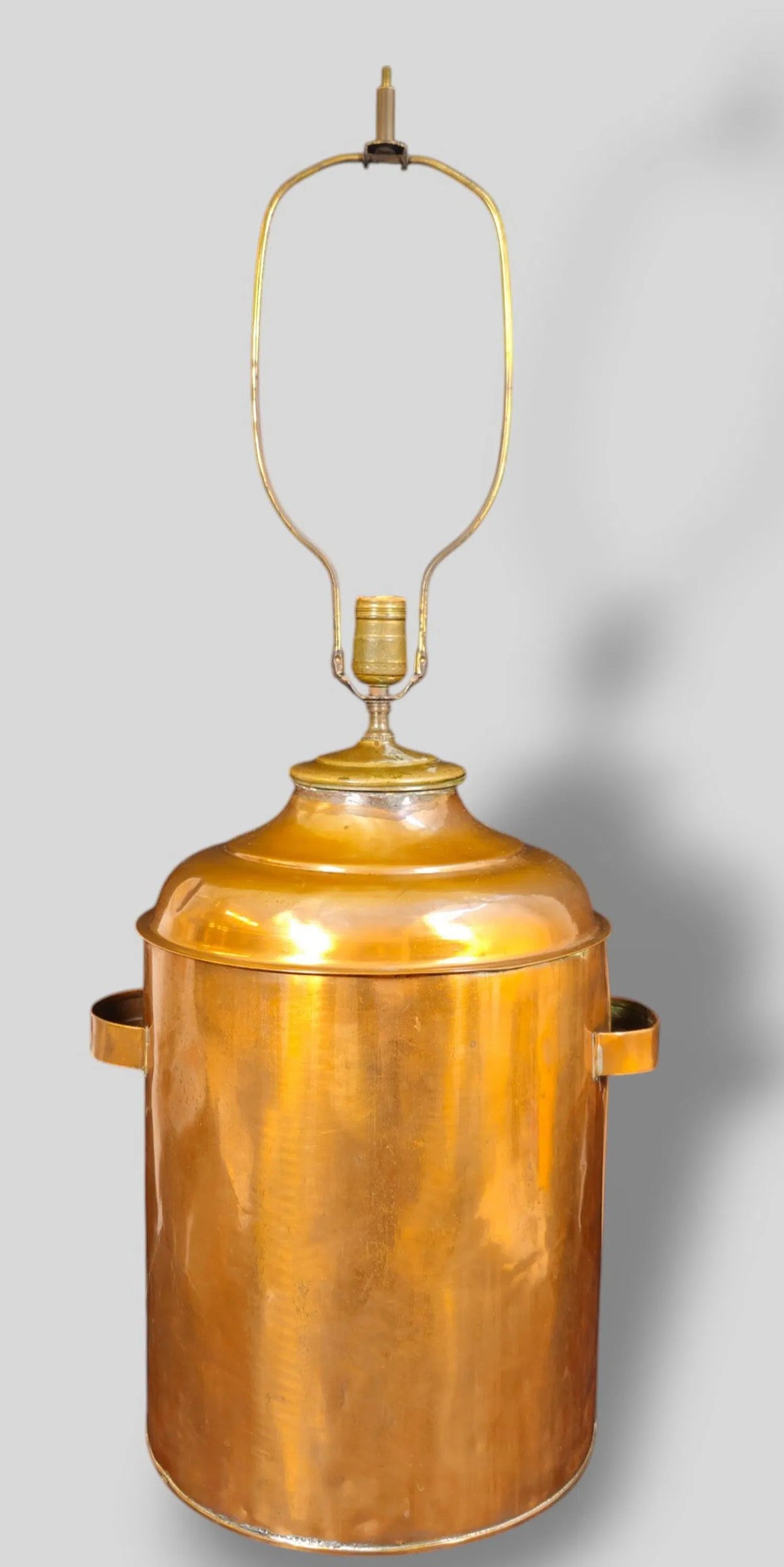 Copper Tea Caddy Lamp