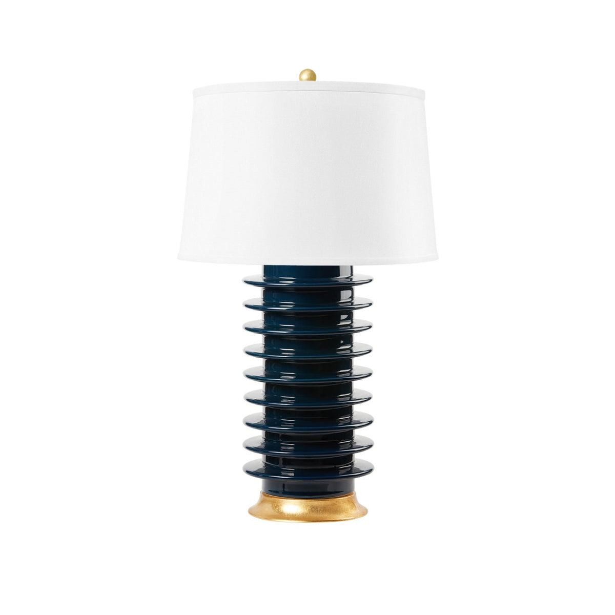 Elektra Lamp w/ White Linen Shade