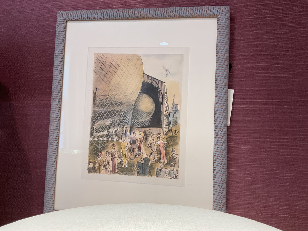 1920s French Lithograph of the Worlds Fair