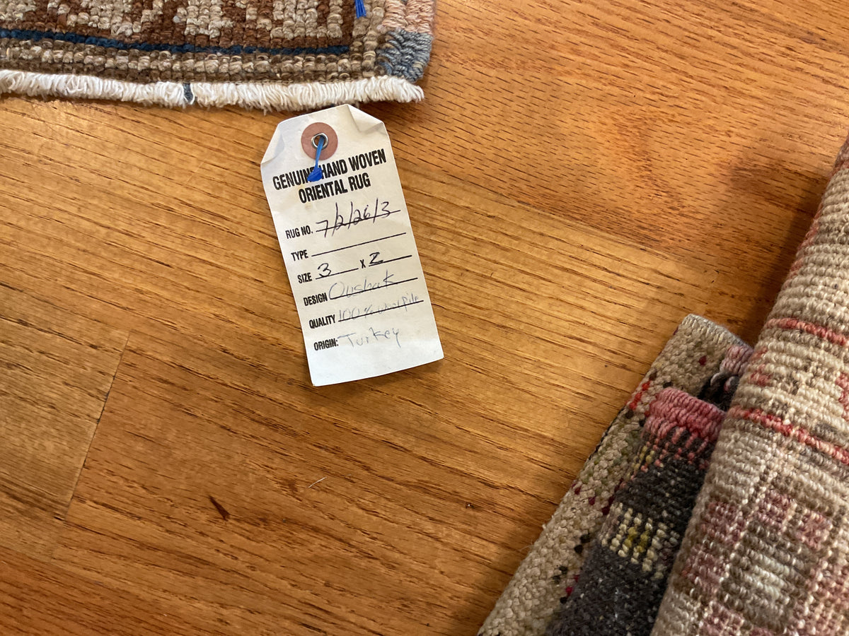 Turkish Oushak Rug# 7/2/26/3