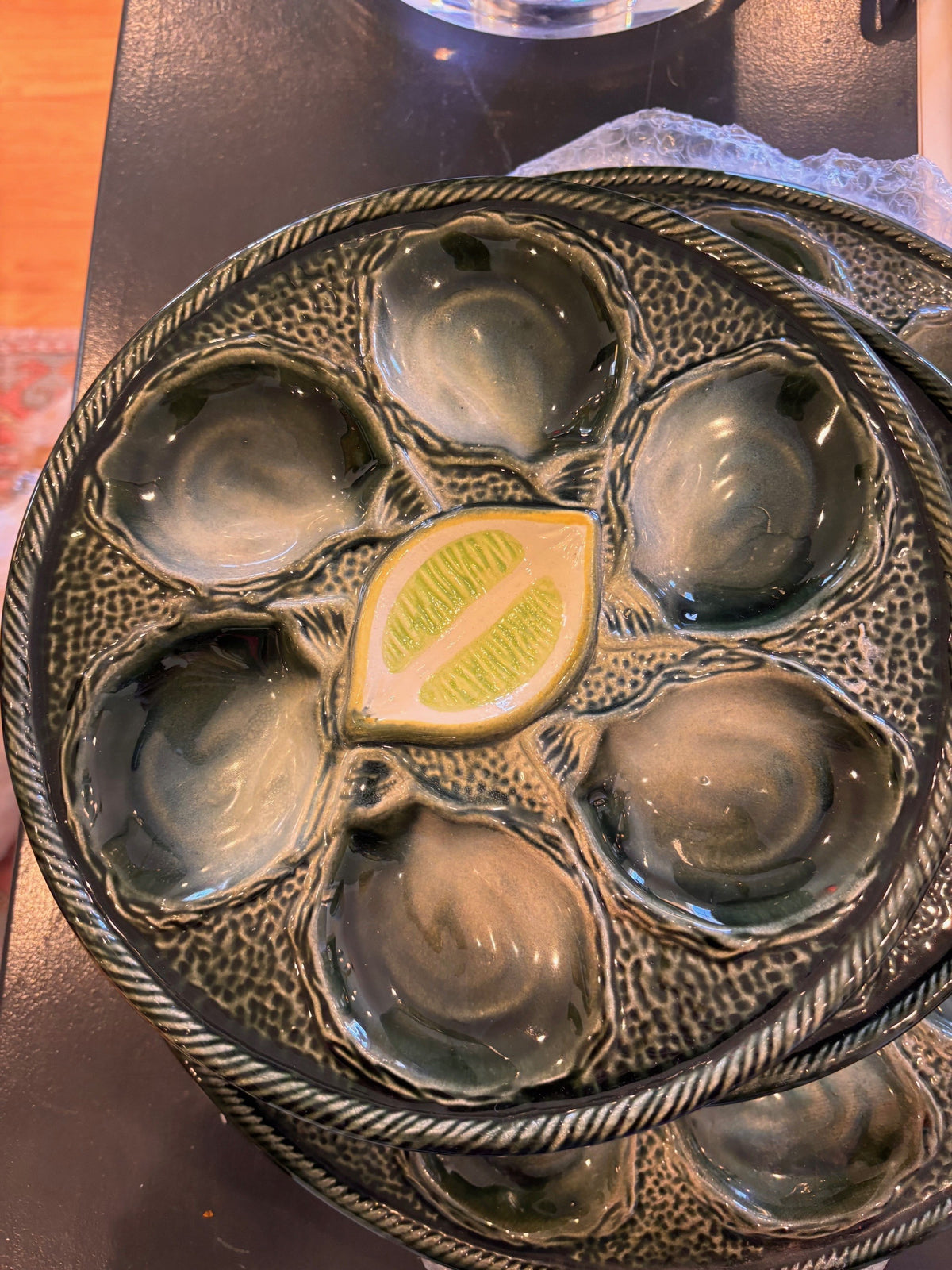 French Lime and Oyster Plate
