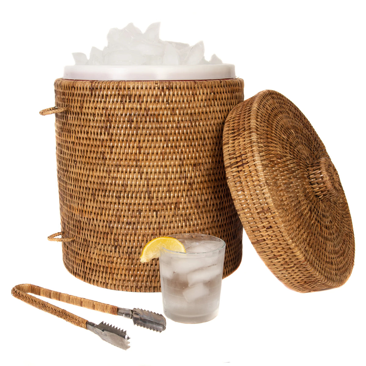 Ice Bucket with Tongs