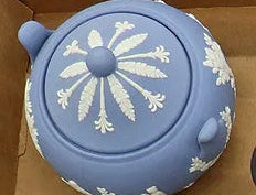 Jasperware Sugar Bowl 5"