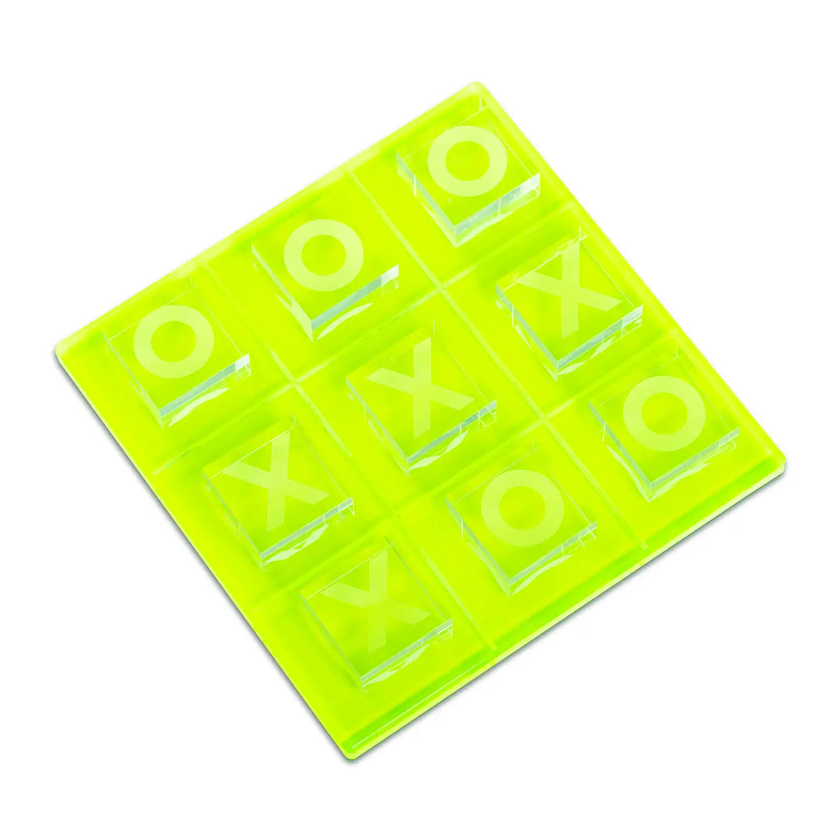 Lime Acrylic Tic Tac Toe