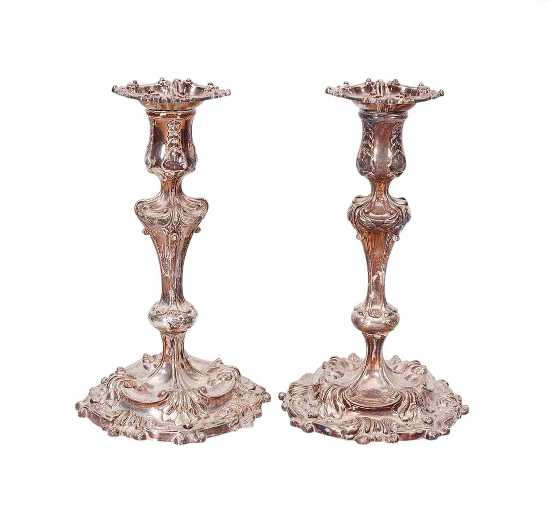 Pr Tiffany & Co. Silver Candlesticks