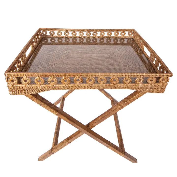 Rattan Butler Tray