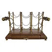 Regency Style Brass Gallery Wine Stand