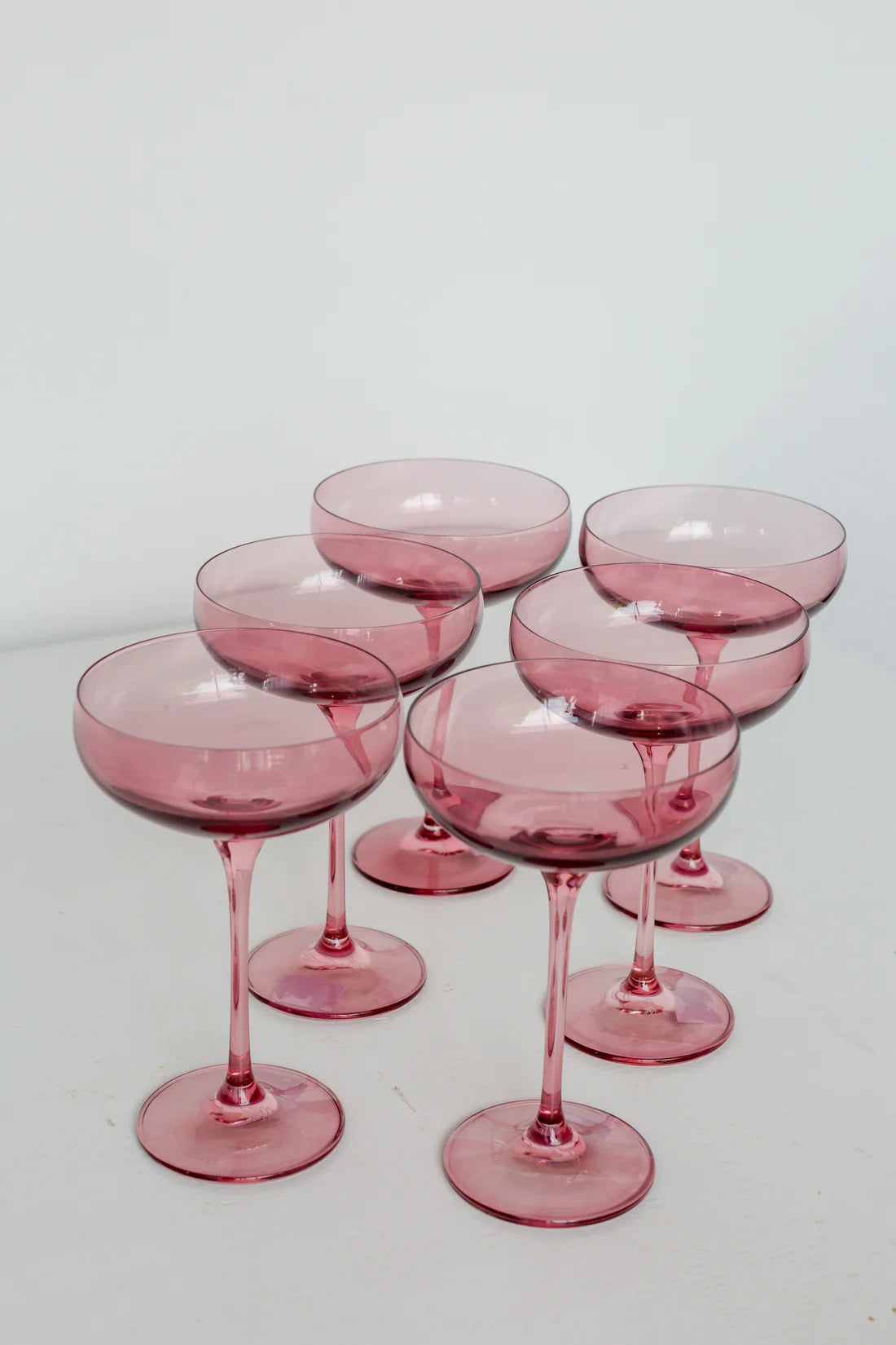 Rose Champagne Coup (Set of 6)