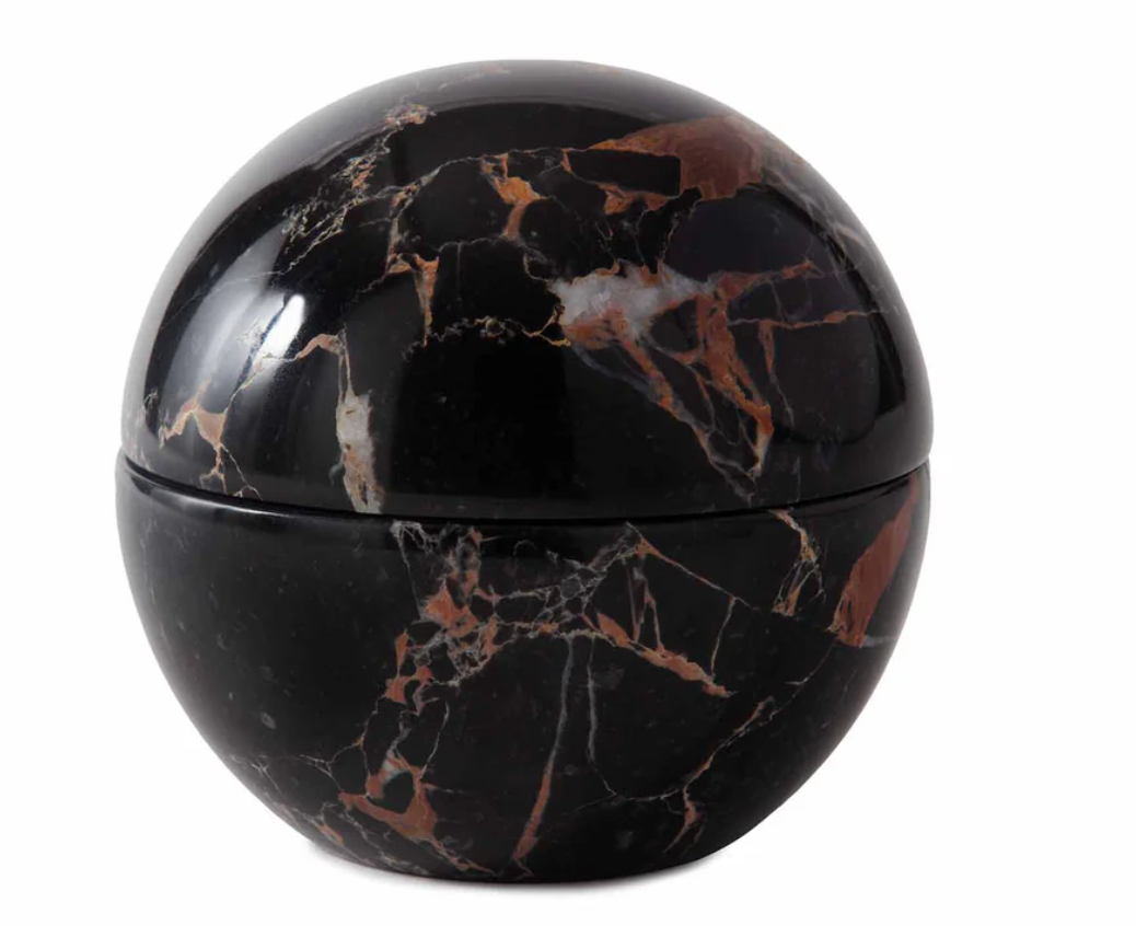Black Marble Sphere