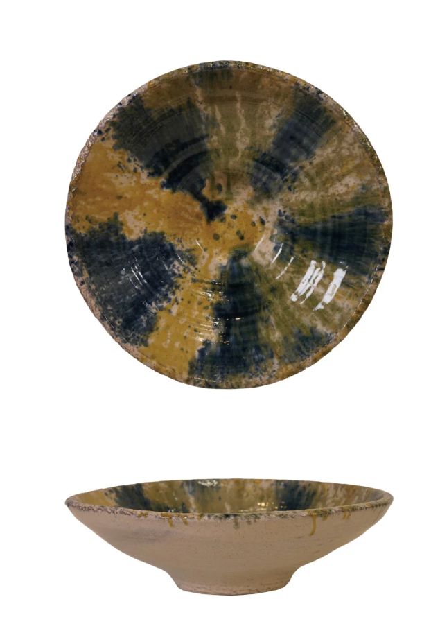 Decorative Terra-cotta Bowl