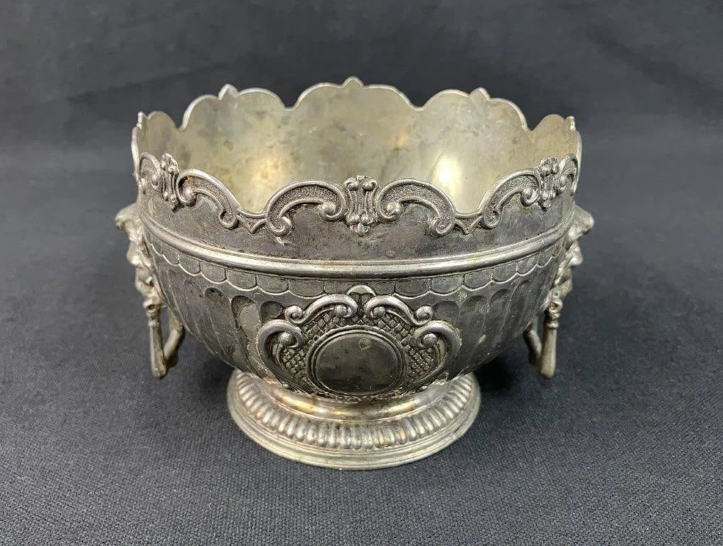 Silverplate Monteith Pedestal Bowl