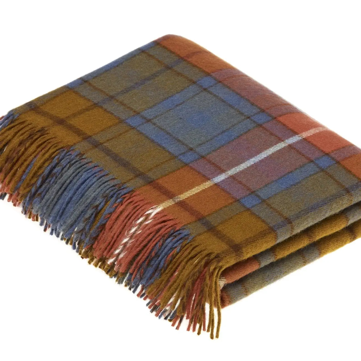 Tartan Plaid Merino Throw