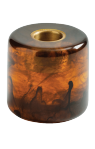 Tortoise Shell Candle Holder