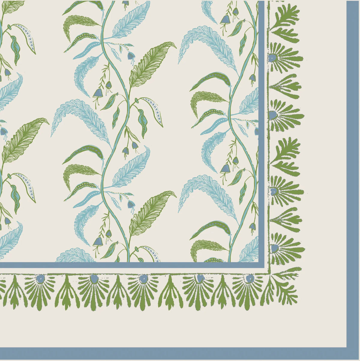Tuileries Periwinkle Tablecloth 72x127