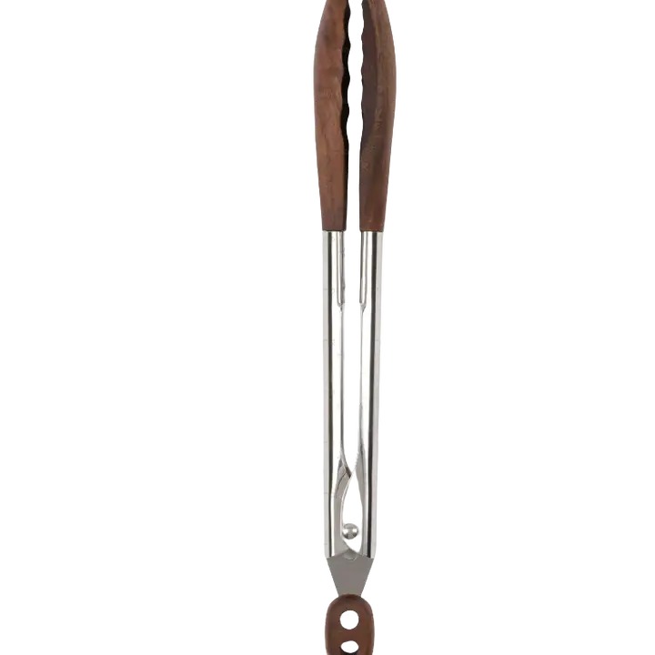 Walnut Wood Cooking Tongs