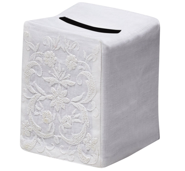 Winter Floral Tissue Box Cover