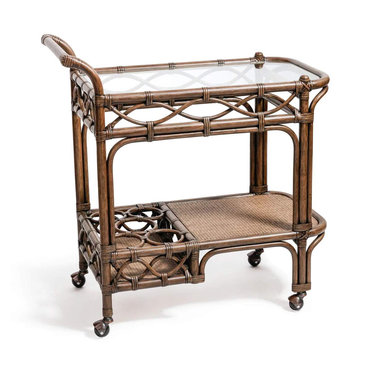Rattan Bar Cart