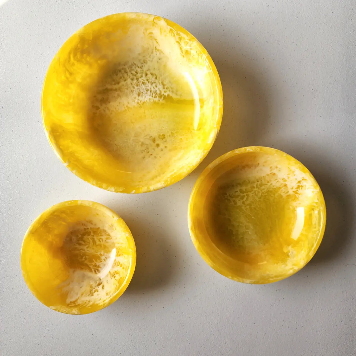 3-Piece Resin Bowl Set