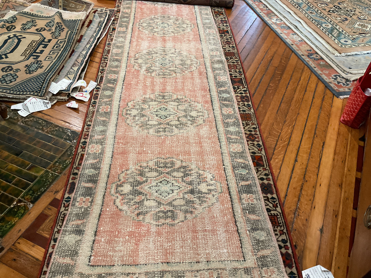 Turkish Oushak Runner Rug#5***