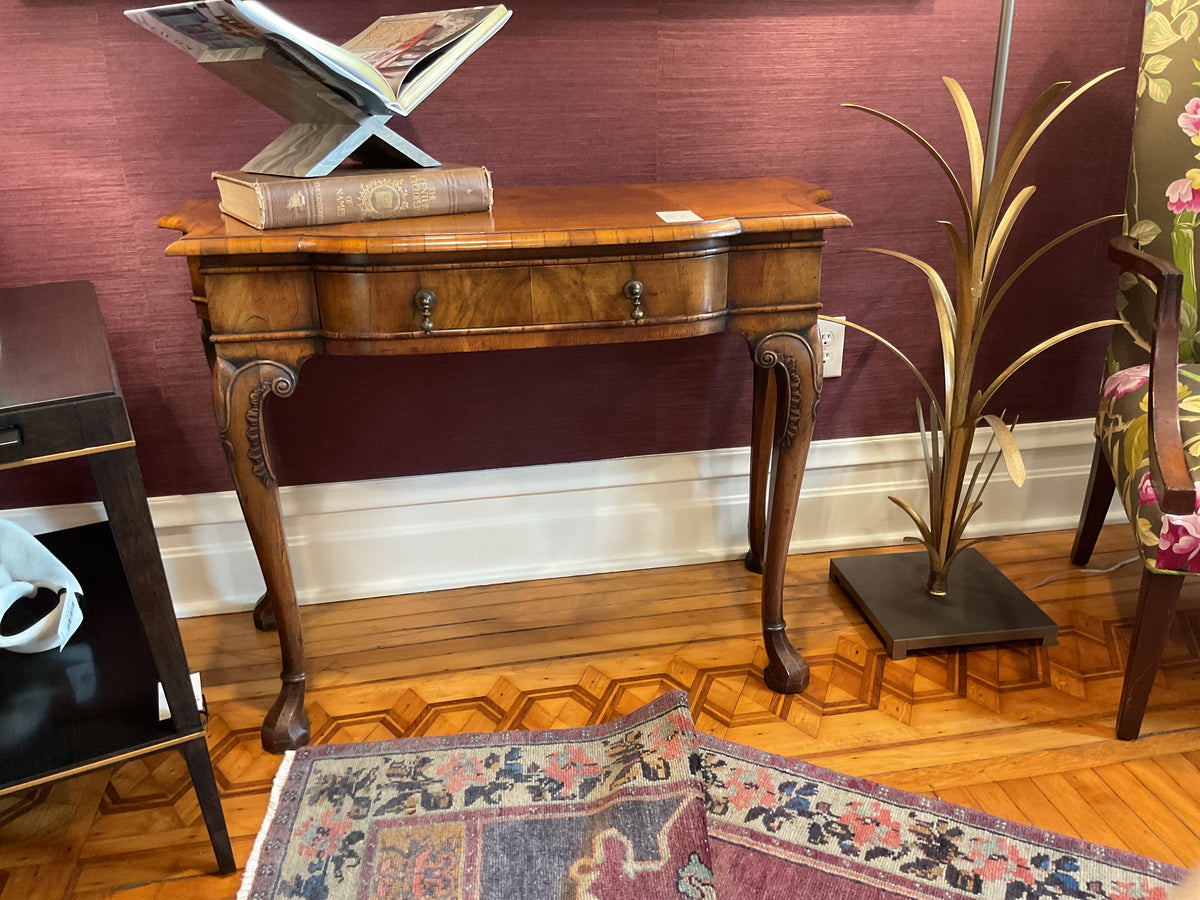 Queen Anne Walnut Console Table 20th c.