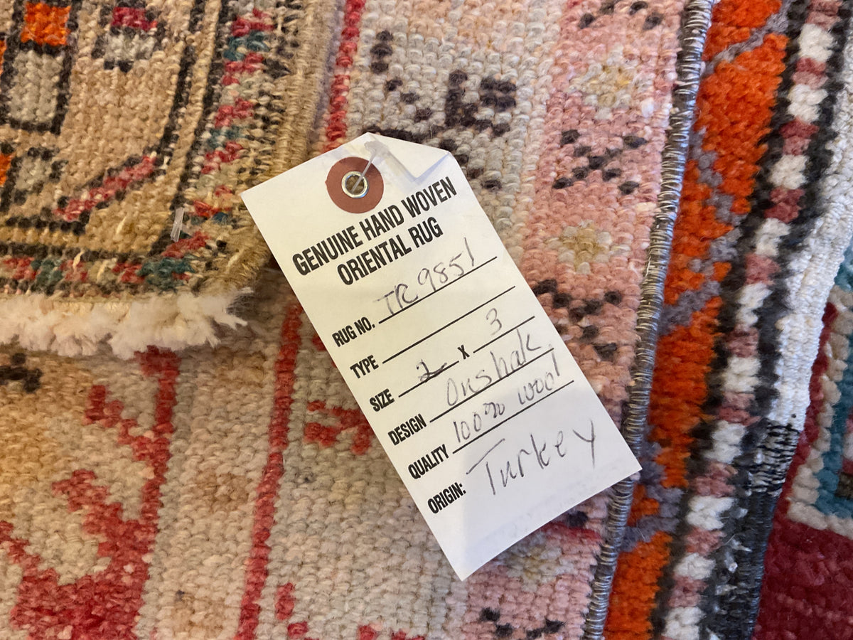 Turkish Oushak Rug# TR9851