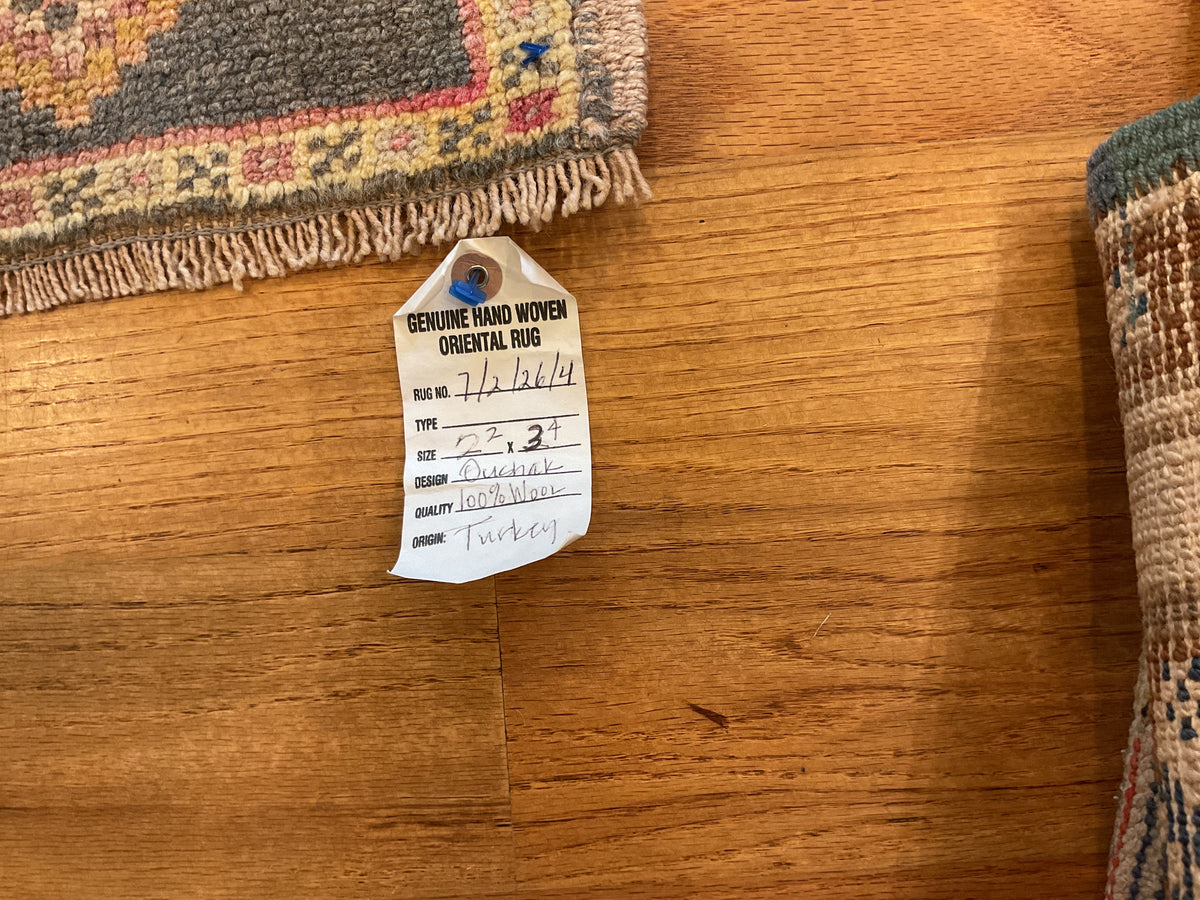 Turkish Oushak Rug# 7/2/26/4