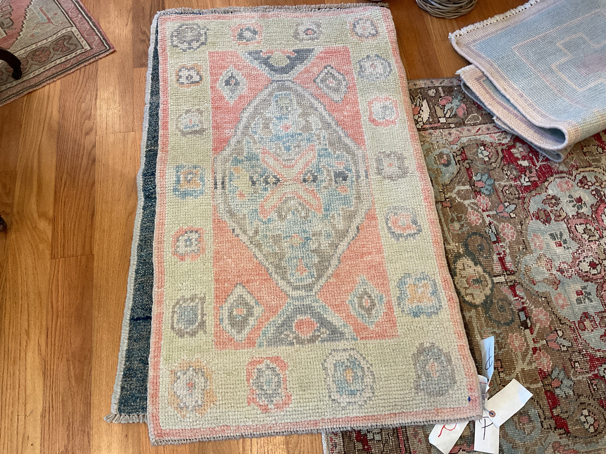 Turkish Oushak Rug# 4/24/24/24