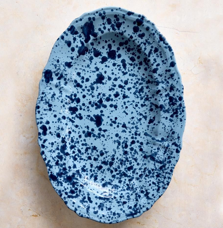 Splatter Scallop Platter