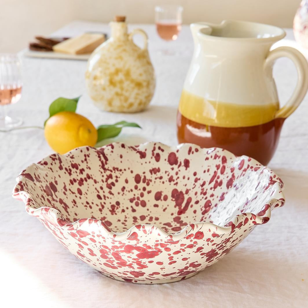 Splatter Wavy Bowl