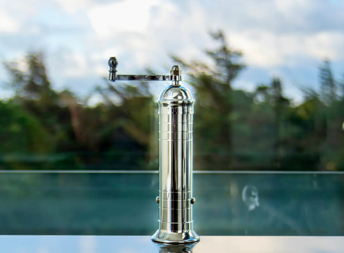 8" Chrome Pepper Grinder