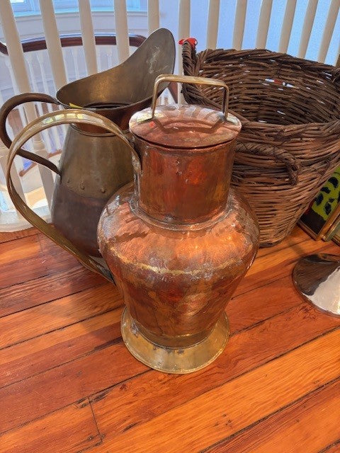 Belgian Copper Ash Pot