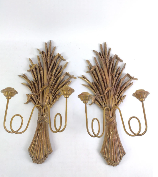 Cornstalk Candle Wall Sconces