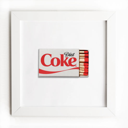 Diet Coke White Frame