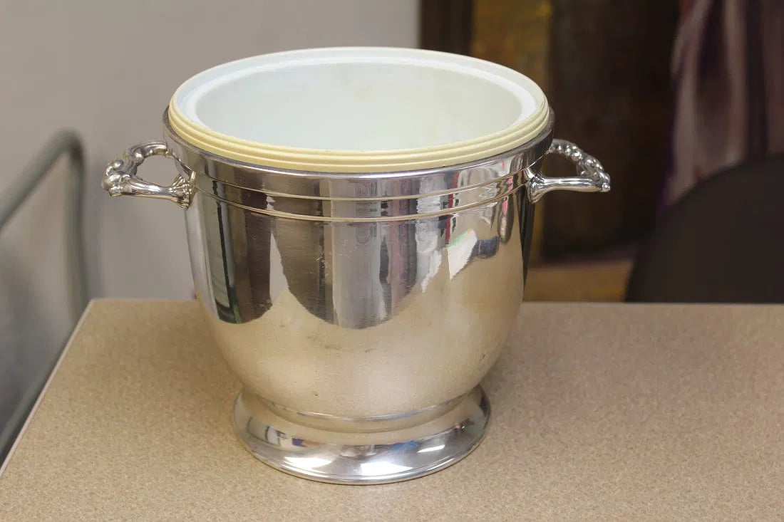 English Silver Plate Ice Bucket