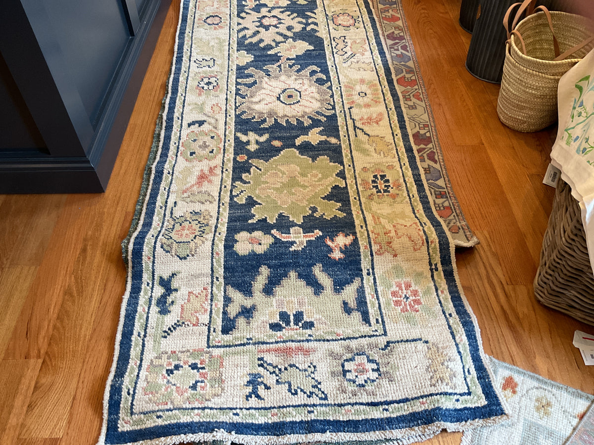 Turkish Oushak Rug# 3508