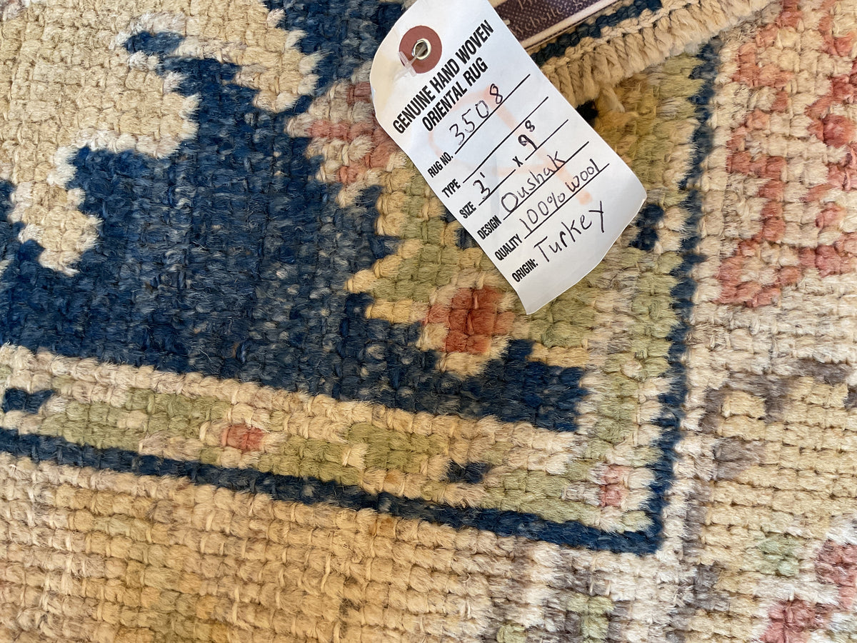 Turkish Oushak Rug# 3508
