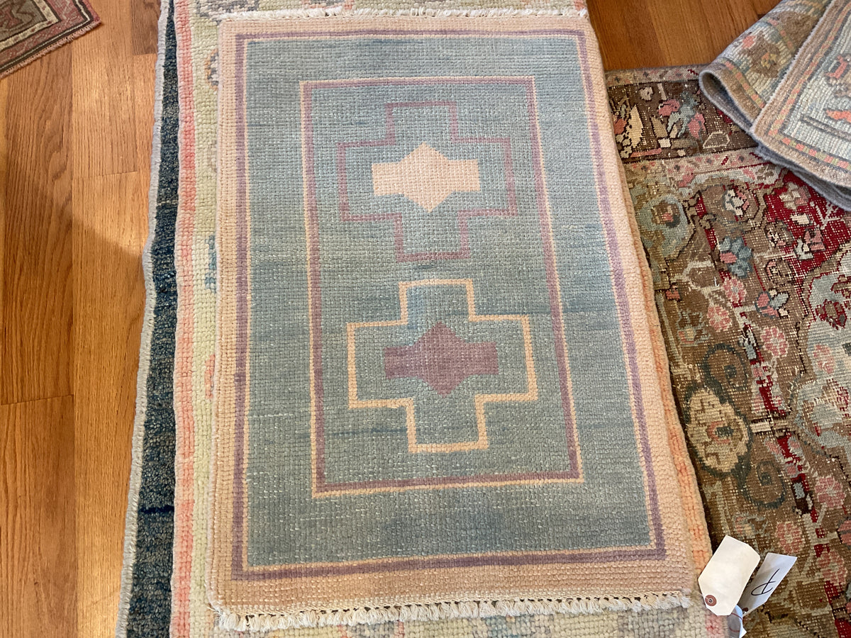 Indian Oushak Rug# 11-19-25