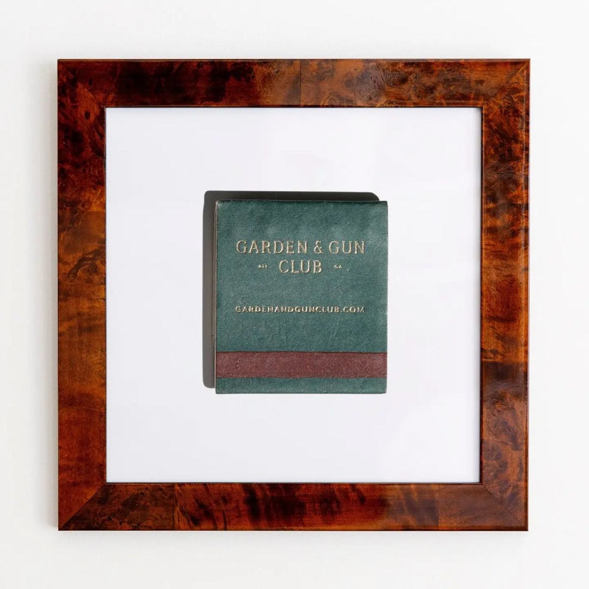 Garden and Gun Club Burl Frame