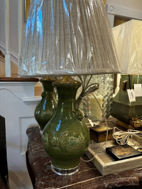 Green Decal Duck Lamp