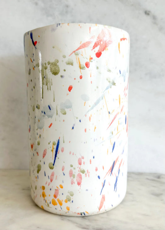 Handmade Ceramic Splatter Wine Chiller
