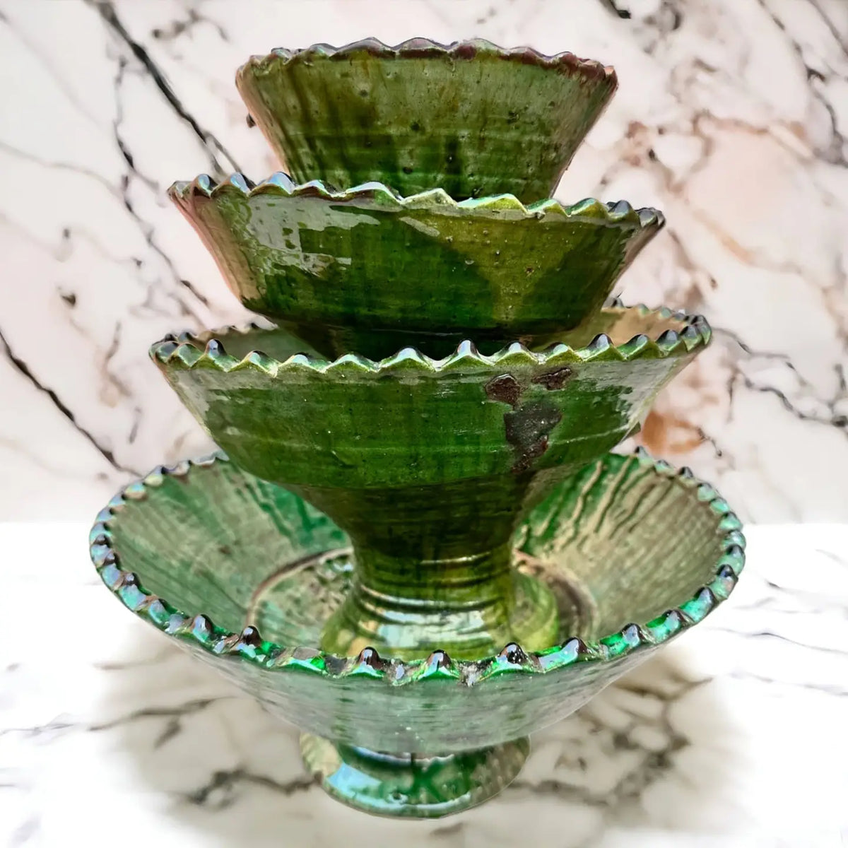 Handmade Tamegroute Fruit Bowl