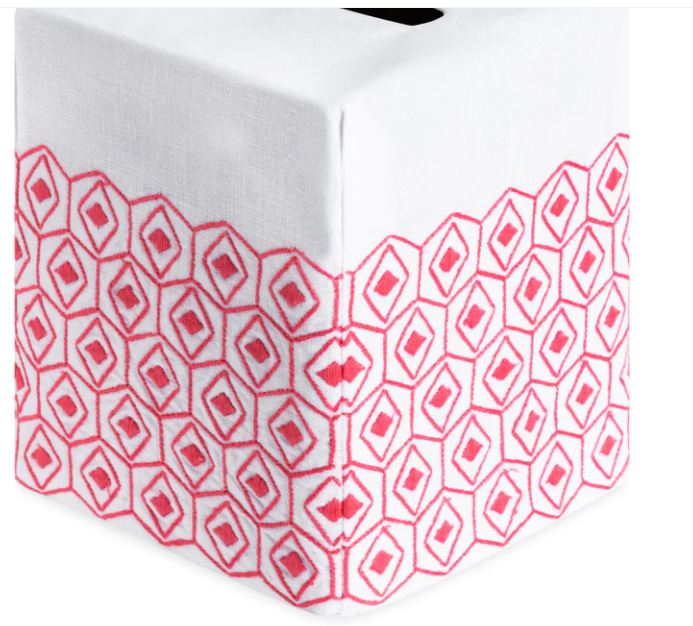 Hexigon Tissue Box Cover