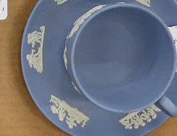 Jasperware Teacup & Saucer